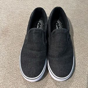 Lugz slip on shoes.  Mens 11.5 Wide. Never worn.  They were a gift but too big!